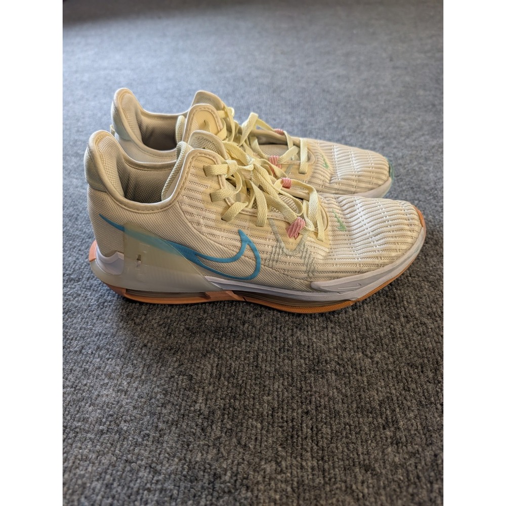 Nike LeBron Witness 6 Easter Coconut Milk Men's Size 11 Basketball Shoes CZ4052-